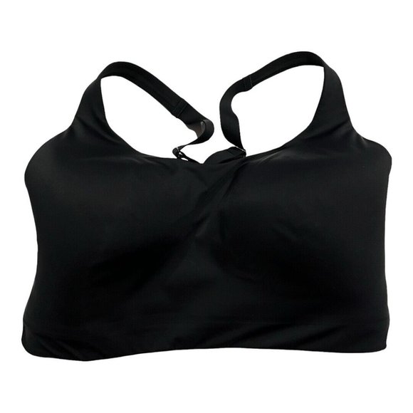 NWT ATHLETA Advance Bra B-G Sz 38F Black Adjustable Straps - Picture 2 of 7